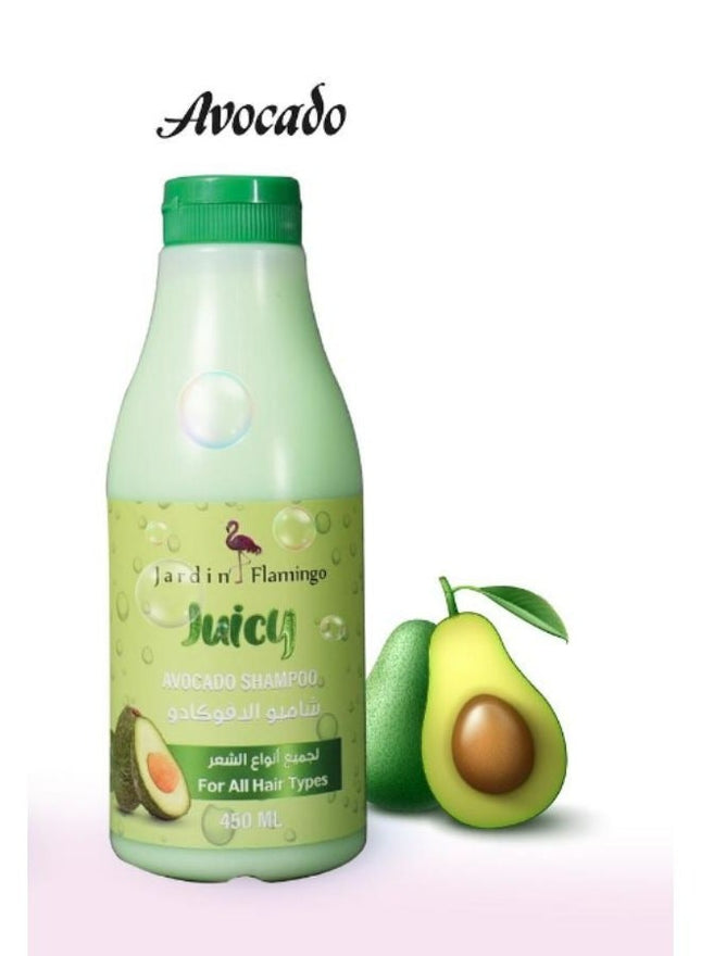 Jardin Flamingo Avocado Shampoo For All Hair Types 450ml