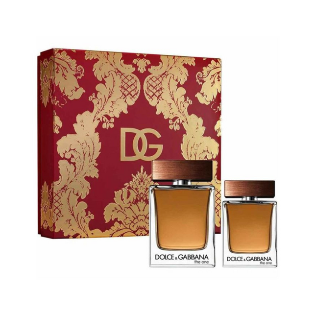 مجموعة هدايا دولتشي اند غابانا ذا ون للرجال او دي تواليت - عطر ١٠٠ مل + عطر ٥٠ مل