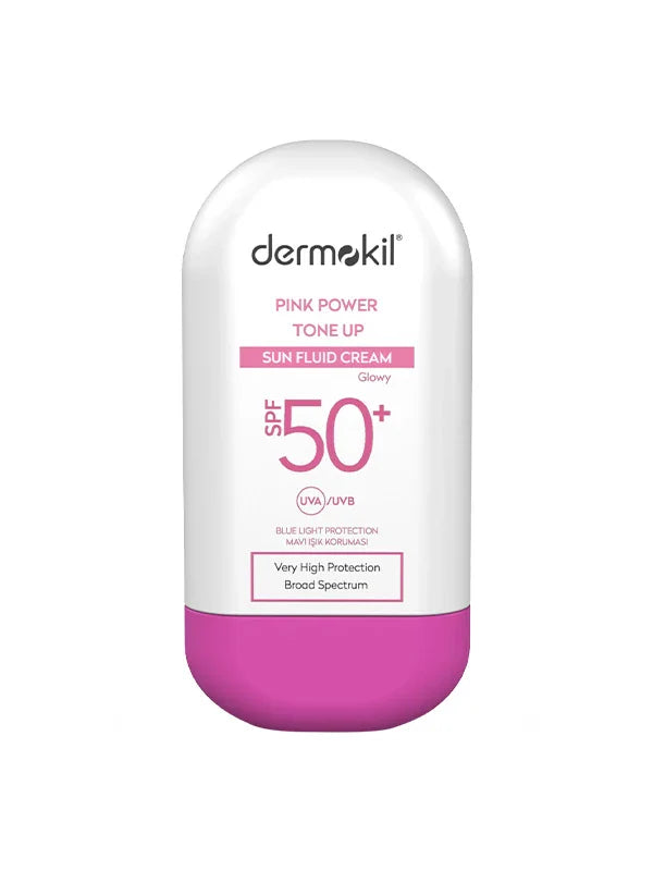 DERMOKIL PINK POWER TONE UP SUN FLUID CREAM 50+SPF 60G