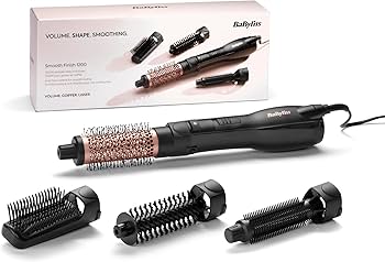Babyliss Smooth Finish 1200 4in1 Hot Air Brush Hair AS122SDE
