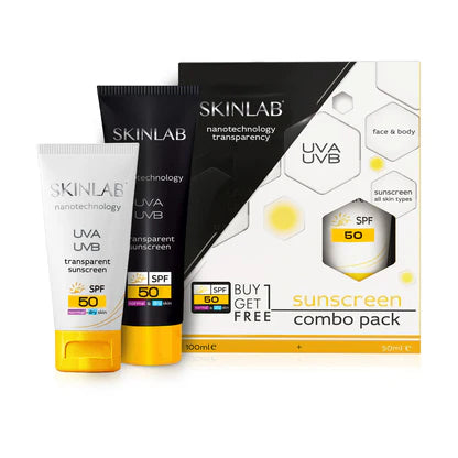 Skinlab Nanotechnology Sunscreen Combo Pack Buy 1 Get 1 Free 100ml+50ml