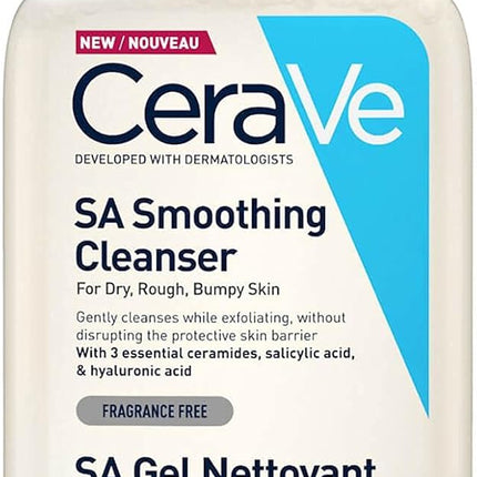 CeraVe SA Smoothing Cleanser Face and Body Wash with Salicylic Acid 236ml
