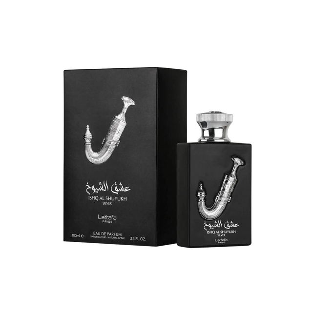 Lattafa Pride Ishq Al Shuyukh Silver 100Ml EDP Perfume For Men