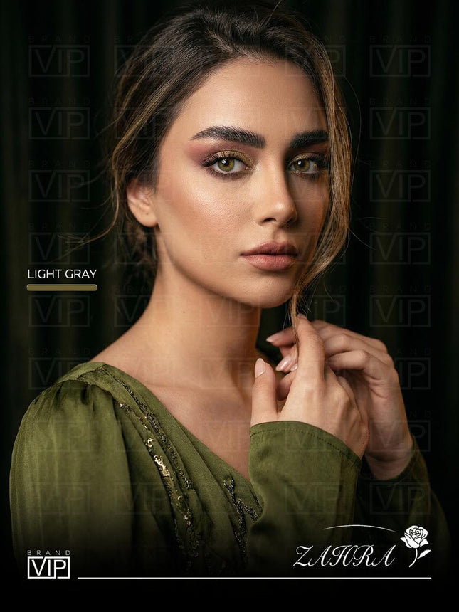 Zahra Lenses Annual Lenses Light Gray