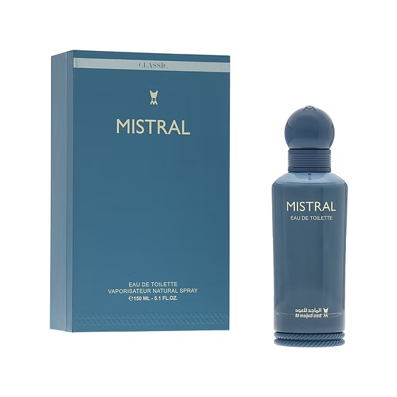 الماجد للعود عطر ميسترال أو دو تواليت 150 مل للرجال