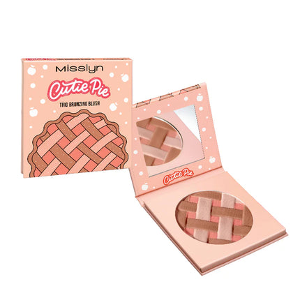 Misslyn Cutie Pie Trio Bronzing Blush Ready To Crumble