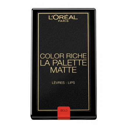 LOREAL PARIS LIP COLOR RICHE LA PALETTE MATTE BOLD