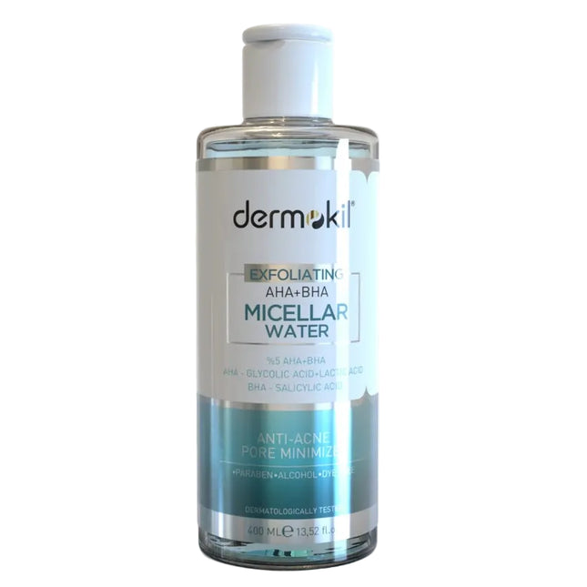 DERMOKIL Peeling Effect AHA+BHA+Niacinamide Micellar Makeup Removal Water 400ml