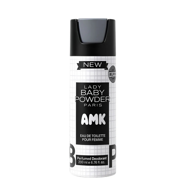 Lady Baby Powder AMK Deodorant Pour Homme Black 200ml