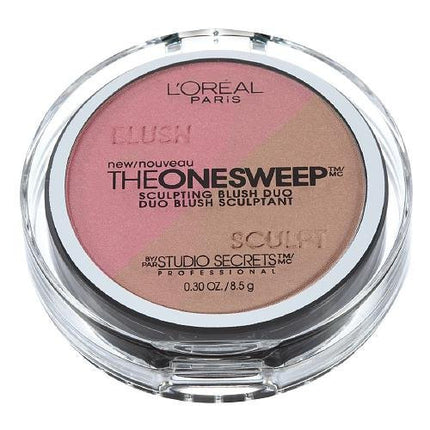 LOREAL PARIS THE ONE SWEEP DUO BLUSH 830 FLUSH ROSE ECLATANT