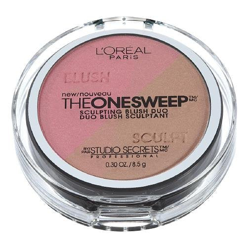 LOREAL PARIS THE ONE SWEEP DUO BLUSH 830 FLUSH ROSE ECLATANT