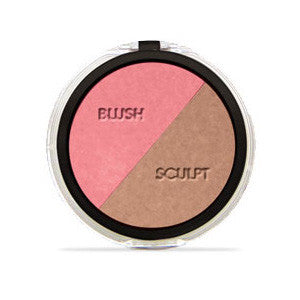 LOREAL PARIS THE ONE SWEEP DUO BLUSH 830 FLUSH ROSE ECLATANT