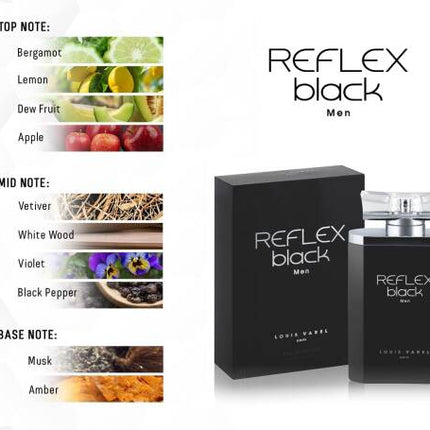 Louis Varel Reflex Black EDT 100ml For Men