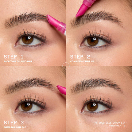 NYX THE BROW GLUE CRAZY LIFT TSB 01 TRANSPARENT