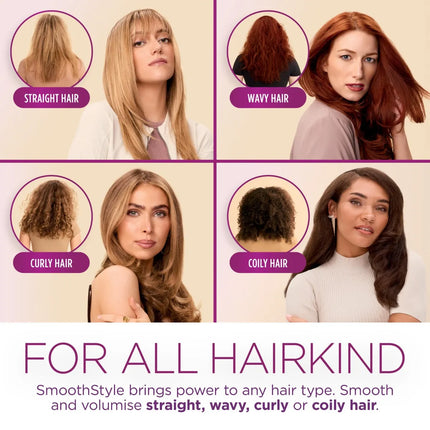 Ninja Shark SmoothStyle Heated Brush & Smoothing Comb-Storage Bag HT212ME