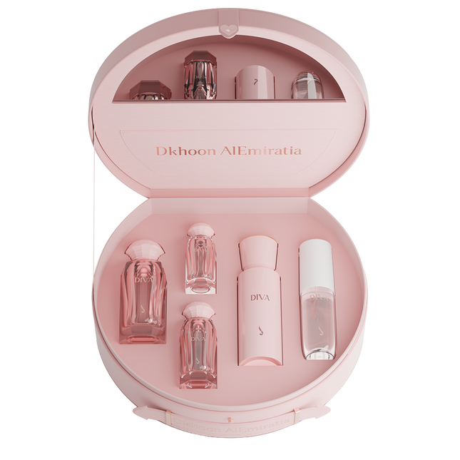 DKHOON EMIRATES DIVA Gift Set for Women – Luxury 5-Piece Fragrance Collection