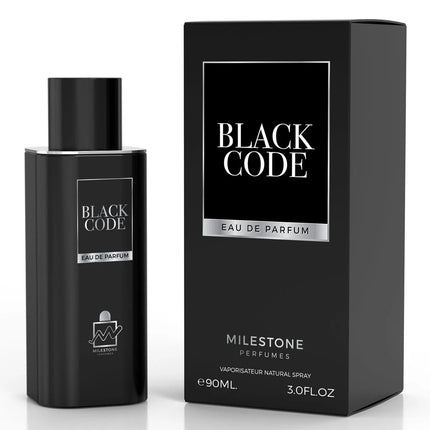 Milestone Black Code EDP 90ml PERFUME For Men