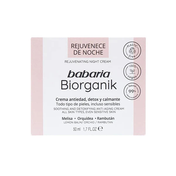 Babaria Bio Night Renewed Skin Face Cream 50Ml