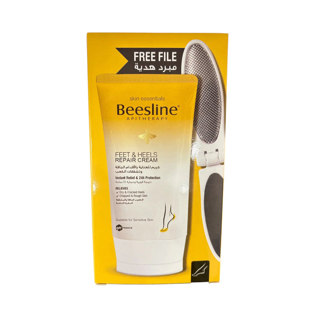 Beesline Feet & Heels Repair Cream 150ml + FREE Foot File
