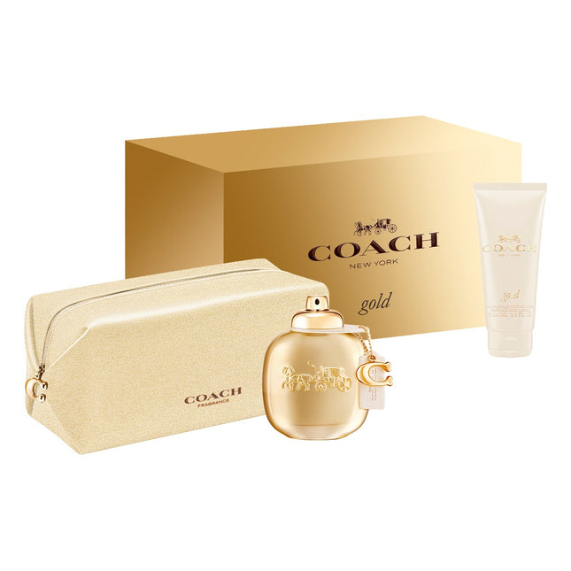Coach Gold Parfum 3-Piece Gift Set For Women