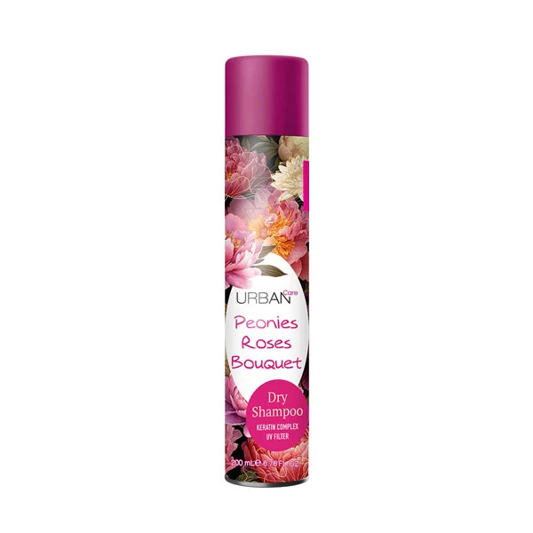 URBAN CARE Peonies & Roses Bouquet Dry Shampoo 200ml – Volumizing & Refreshing