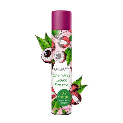 URBN CARE Sparkling Lychee Breeze Dry Shampoo 200ml – Refreshing & Volumizing