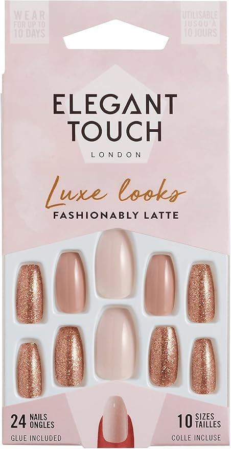 Elegant Touch Luxe Looks Fashionably Latte - 24pcs