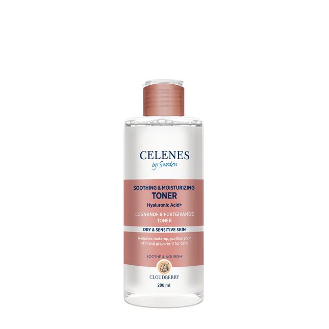 Celenes Cloudberry Soothing & Moisturizing Toner 200ml for Dry & Sensitive Skin