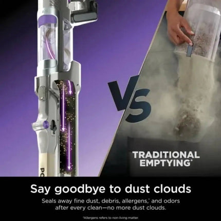 Ninja Shark Power Detect Cordless Vacuum Cleaner with HEPA Filt IP3251MET, مكنسة نينجا شارك اللاسلكية المزودة بفلتر هيبا IP3251MET
