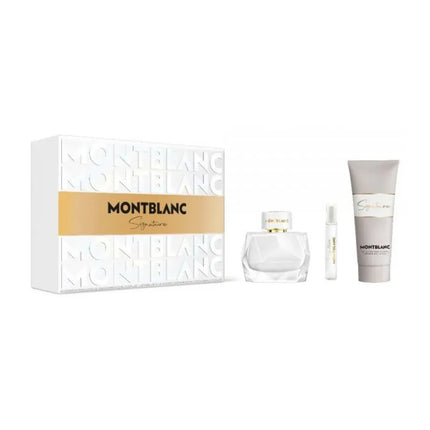 Montblanc Signature EDP 90Ml, Travel Spray 7.5Ml & Body Lotion 100Ml Gift Set For Women