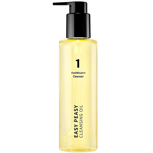 Numbuzin No.1 Easy Peasy Cleansing Oil 200ml - Gentle Makeup Remover for Normal Skin