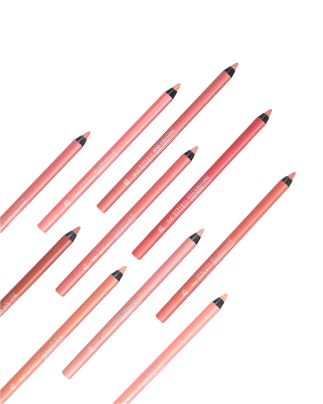 الوان قلم تحديد الشفاه المقاوم للماء من نيفيرتي كيس كوتور