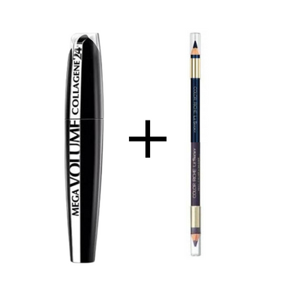 L'Oreal Mega Volume Collagen Mascara + Duo Pencil