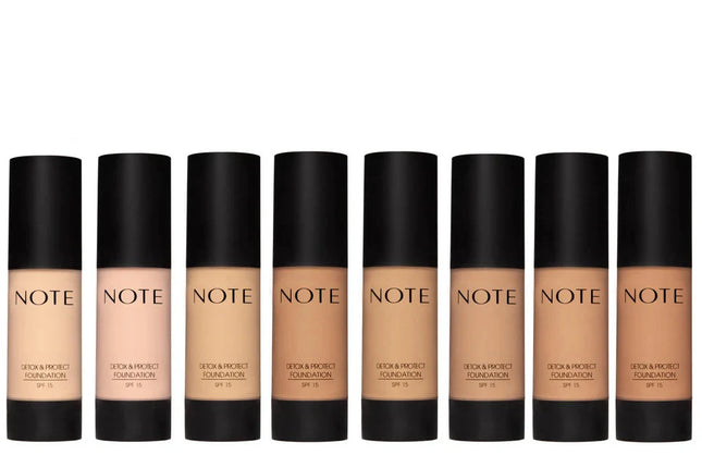 Note Detox & Protect Foundation SPF 15