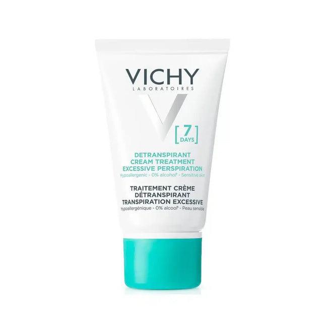 Vichy 7 Day Anti Perspirant Cream Deodorant 30ml - Long Lasting Protection