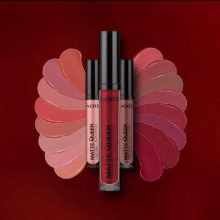 Note Matte Queen Longstay Lipstick Shades