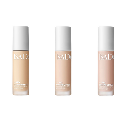Isadora No Compromise Lightweight Matte Foundation Shades