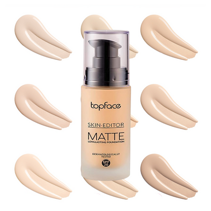 TopFace Skin Editor Matte Foundation Shades