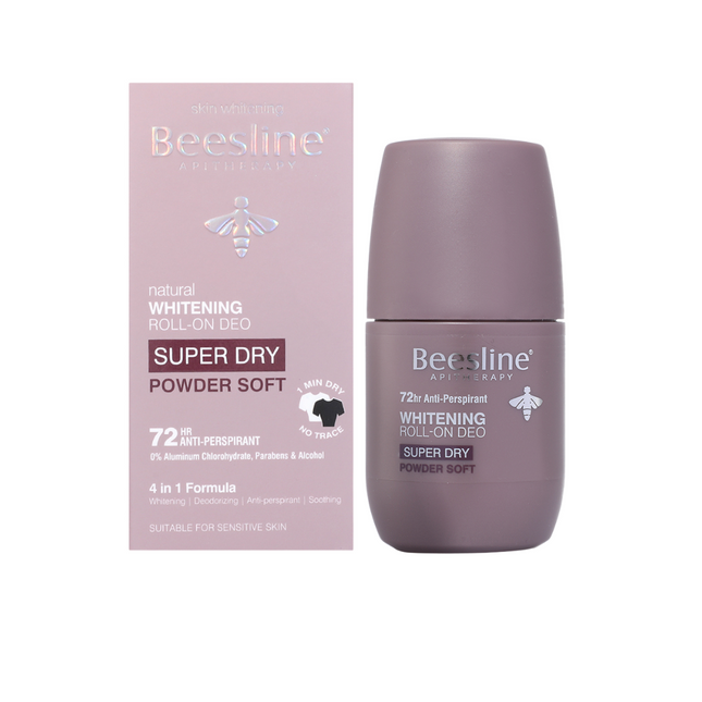 Beesline Roll On Deodorant Super Dry Powder Soft