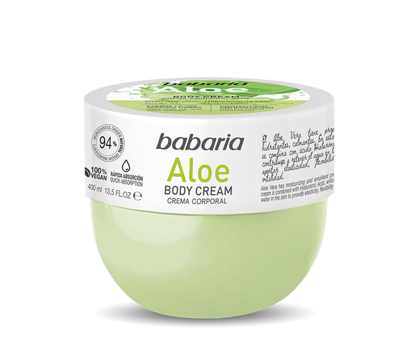 Babaria Aloe Vera Body Cream 400ml  Brand VIP