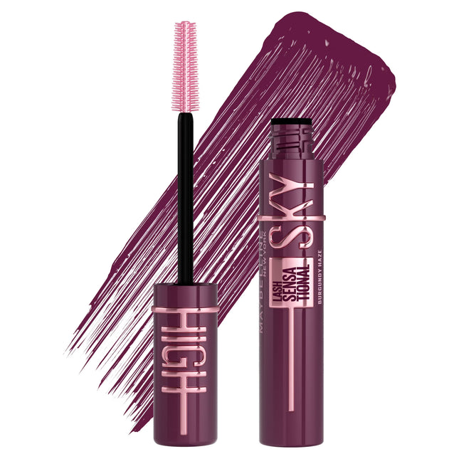 Maybelline Lash Sensational Sky High Burgundy Haze Mascara – Lengthening & Volumizing