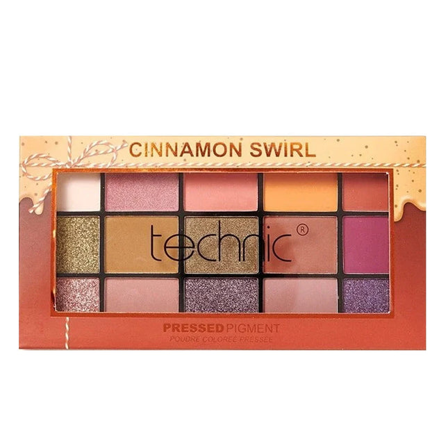 TECHNIC Cinnamon Swirl Pressed Pigment Eyeshadow Palette