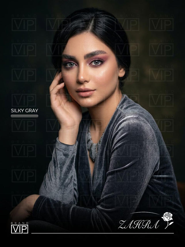 Zahra Lenses Annual Lenses Silky Gray