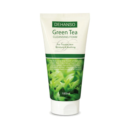 DeHanso Green Tea Cleansing Foam 180ml – product on a white background