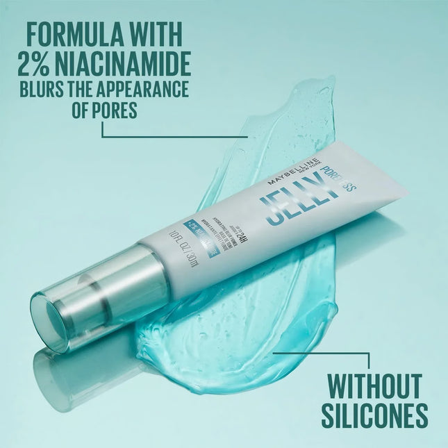 MAYBELLINE Poreless Jelly Hydrating Blur Primer – 24H Hydration & Pore Blurring
