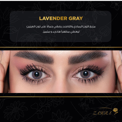Zahra Lenses Annual Lenses Lavender Gray