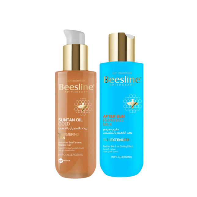 Beesline Suntan Oil Gold & After Sun Cooling Lotion Offer
