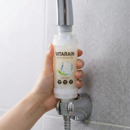 فلتر الشور الكوري بفيتامين C من فيتارين بدون رائحة لتقليل الكلور وتحسين ماء الشور, VITARAIN Korean Scentless Vitamin C Shower Filter for reducing chlorine and improving shower water