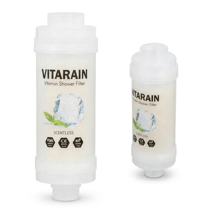 فلتر الشور الكوري بفيتامين C من فيتارين بدون رائحة لتقليل الكلور وتحسين ماء الشور, VITARAIN Korean Scentless Vitamin C Shower Filter for reducing chlorine and improving shower water