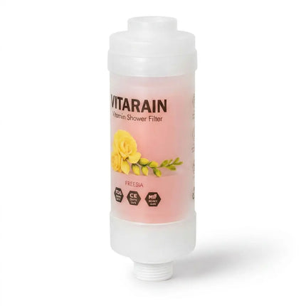 فلتر الشور الكوري بفيتامين C من فيتارين برائحة الفريزيا لتقليل الكلور وتحسين ماء الشور, VITARAIN Korean Vitamin C Shower Filter in Freesia scent for reducing chlorine and improving shower water